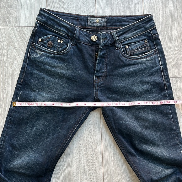 Roberto Cavalli straight slightly flared dark wash jeans - Picture 5 of 7